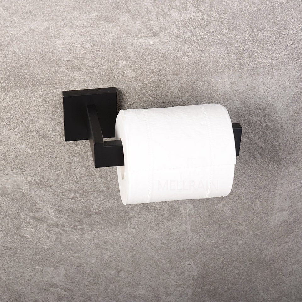 Toilet roll holder black