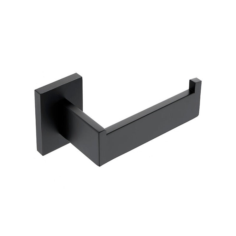 Toilet roll holder black